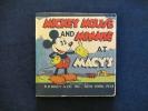 Mickey Mouse And Minnie At Macy's WHITMAN 1934 - Big Little Book - Walt Disney