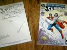 Superman THE WEDDING ALBUM #2073 Signed COA Plus SUPERGIRL SUPERBOY SM BOOK LotA