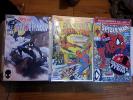 Lot of Spiderman #1 Comics: the spectacular Spiderman #1, the web of Spiderman #