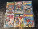 Lot O 6 Iron Man Bronze Age Marvel Comics # 118 119 120 121 122 123 Great Issues