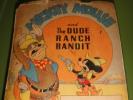 Vintage Little Book Walt Disney Mickey Mouse Dude Ranch Bandit # 1471