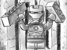 MARVEL NOW IRON MAN #17 + 1:25 LEGO + 1:100 SKETCH VARIANT COVER
