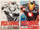 2 Iron Man #1 Variants: 1:150 Quesada SKETCH + 1:100 Quesada (NR)
