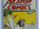 ACTION COMICS #3 CGC 7.5 3rd App SUPERMAN 1938 Rare Off White Pgs