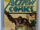 ACTION COMICS #6 CGC 5.5 6th App SUPERMAN 1938  Lt Tan/OW Pgs 1st Jimmy Olsen