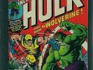Hulk #181 CGC 9.8 Marvel 1974 1st Wolverine X-Men NM/ MINT OW-White pages