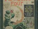 Fantastic Four #1 1st app. FF PGX 4.0 1961 Marvel