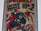 Avengers #4   First Silver-Age Captain America appearance 1964   CGC 3.0