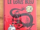Herge Tintin Le Lotus Bleu B2 ED 1948 Titre en Bleu Tout Proche du NEUF RARE.