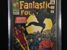 9.4 PGX Fantastic Four #52 EP Rated Black Panther Silver Marvel Key