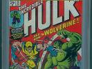 Incredible Hulk #181 CGC 9.8 White Pages 1st Full Wolverine Appearance