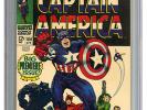 Captain America #100 CGC 9.0 Black Panther Sub-Mariner Thor Iron Man Marvel