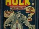 Incredible Hulk 1 CGC 6.0 OW Silver Age Key Marvel Comic Hi Grade Grail L K 
