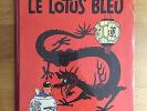 Herge Tintin Le Lotus Bleu B1 EO 1946 Papier Epais Bon Etat +