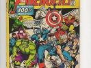 Avengers #100 VF 8.0 Marvel 1972 Thor Captain America Iron Man Barry Smith cvr