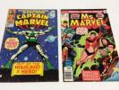 Captain Marvel #1 & Ms. Marvel #1 LOT (1st Captain Marvel, 1st Ms. Marvel Comic)