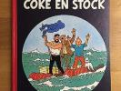 Herge Tintin Coke en Stock B24 EO Belge 1958 Tout Proche du NEUF RARE.