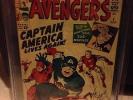 Avengers 4 CGC 3.0  - First Captain America S.A. CR-OW Pages 1964 Age of Ultron