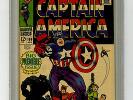 Captain America #100 CGC 8.0 OW/W Iron Man Thor Marvel Silver Age Comic Avengers