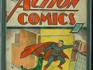 Action Comics #7 - CGC Graded 1.8 - 2nd Ever Cover Appearance of Superman