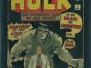 Hulk #1 CGC 4.0 Marvel 1962 Silver Age Holy Grail RARE WHITE pages E6 251 cm