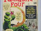 Fantastic Four #1 CGC 6.0 OW/WHITE MEGA KEY Origin & 1st app Marvel Silver