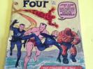 FANTASTIC FOUR #4 FIRST APP. SUB-MARINER VERY LOW GRADE 1.0 SEE PICS