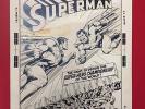 Original art COVER Nick Cardy Superman 276 Captain Thunder Marvel DC Comics 1974