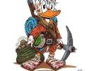 Don Rosa/Dagobert Duck/Uncle Scrooge original Zeichnung 2/Disney/Charity Auktion