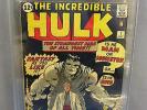 THE INCREDIBLE HULK #1 (First app) Old Blue Label CGC 5.5 FN- Marvel Comics 1962