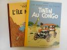 Fac-similé Tintin - L'Île Noire et Tintin au Congo - EO - Hergé - Casterman