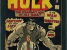 Incredible Hulk #1 CGC FN- 5.5 signed by Stan Lee