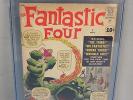 FANTASTIC FOUR #1 (Origin & 1st app of team) CGC 4.0 VG Marvel Comics 1961