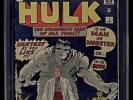 INCREDIBLE HULK #1 CGC 5.0 OFFWHITE PAGES UNIVERSAL 1ST APP & ORIGIN ISSUE HOT