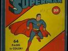 Superman 2 CGC 5.5 OWW Gold DC Key Comic Early Superman Appearance  L K