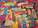 Lot-5 Silver Age Superman #191#192#194#195#196(DC,1966) VG Curt Swan cover & art