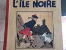 L'île Noire Tintin HERGE Eo A5 TTBE Noir Et Blanc.