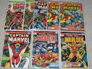 Captain Marvel 29 30 31 32 Strange Tales 178 181 Warlock Thanos Avengers Lot