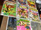 The Uncanny X-Men lot 129 to 138 Marvel Comics 133 signed by John Byrne '79 '80