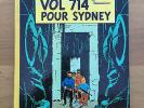 DEDICACE Hergé Tintin Tirage de Tête Vol 714 pour Sydney 250ex. 1968 Proche NEUF