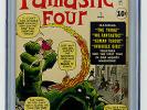 Fantastic Four #1 CGC 6.5 KEY Origin Kirby Lee Marvel Silver Comic