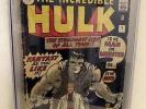 MARVEL Comics HULK  #1 1962 2.5 CGC 1ST app man  avengers incredible