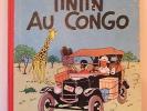 TINTIN AU CONGO / HERGÉ / B20 bis / 1957 / CASTERMAN / DOS TOILÉ / BE+