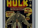 Incredible Hulk #1 CGC 5.5 OW/W KEY 1st App & Origin Rick Jones Kirby Art Marvel