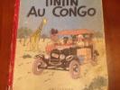 TINTIN au Congo  4ème plat B3 de 1949  HERGE EDITION CASTERMAN