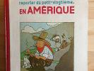 Tintin en Amérique EO N&B - 1932 4è plat P3 - petite image imprimée - TBE