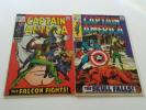 Captain America #118 (1969), VG/FN, 119, FN/VF, early Falcon lot