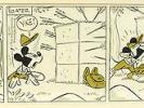 Original - Mickey Mouse - Floyd Gottfredson - 1957 Comic strip - bande dessinée