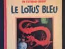 Tintin HERGE Rare Lotus Bleu Eo 1936  Gardes. Grises 5 Ht TTBE++