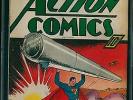 Action Comics #19 CGC FN- 5.5 Detroit Trolley  DC Superman